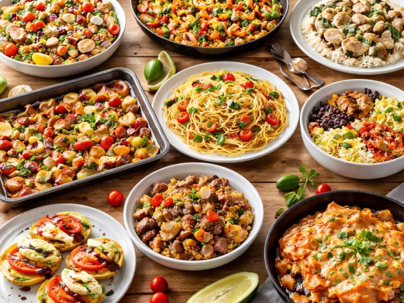 10 idées de plats simples pour chaque jour de la semaine