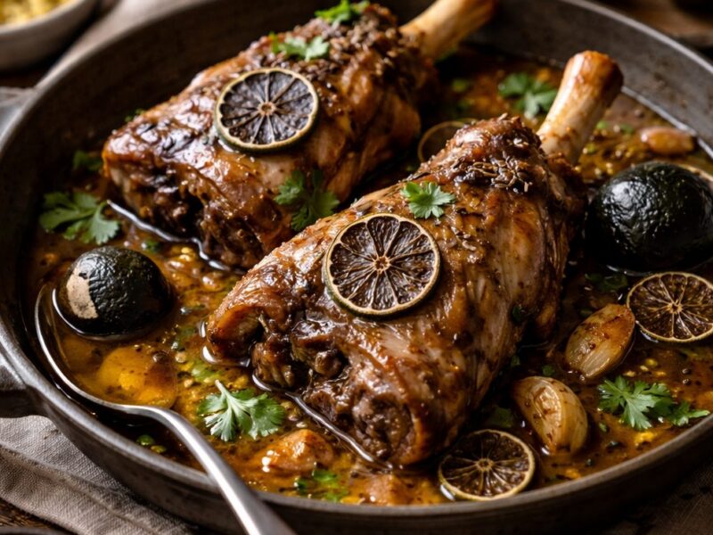 Comment réussir votre souris d&rsquo;agneau confite au citron noir