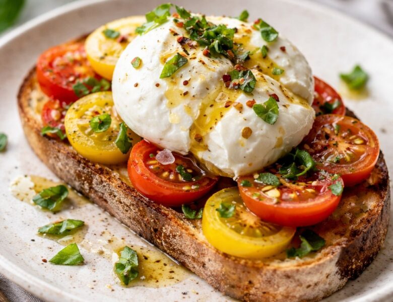 Évitez cette erreur commune avec la tartine tomate-burrata